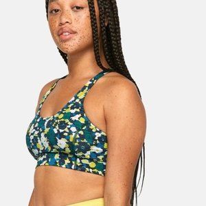 Outdoor Voices Doing Things Bra in Mineral Bloom